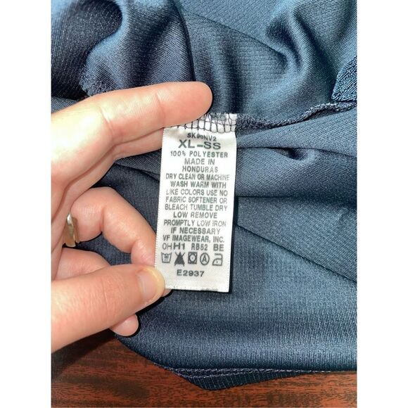 AC Delco Dark Navy Men’s XL Short Sleeve Collared Button Shirt - Picture 7 of 8